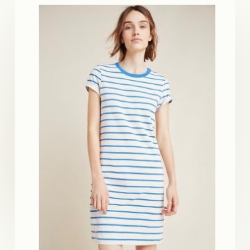 Stateside cotton striped dress from Anthropologie